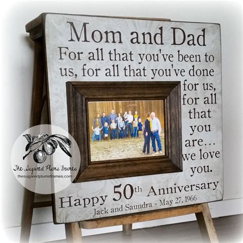 Maybe you would like to learn more about one of these? 50 Anniversary Gifts Parents Anniversary Gift For All That