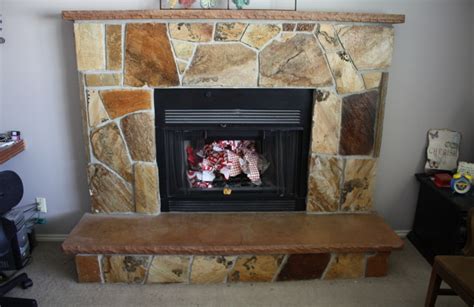 So, clean the stone with tsp, rinse well and allow at least 24 hours to dry. Tattered Butterfly: How To Paint Over A Flagstone Fireplace