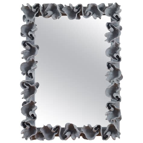 Kravet Gray Ianthe Coral Mirror Front | Coral mirror, Mirror, Mirror wall