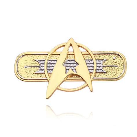 Star Trek Brooch Alloy Plated Starfleet Communicator Command Brooch Badge Lapel Pin Star Trek