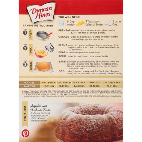 Directions · preheat oven to 350°f. Recipes Using Duncan Hines Butter Golden Cake Mix ...