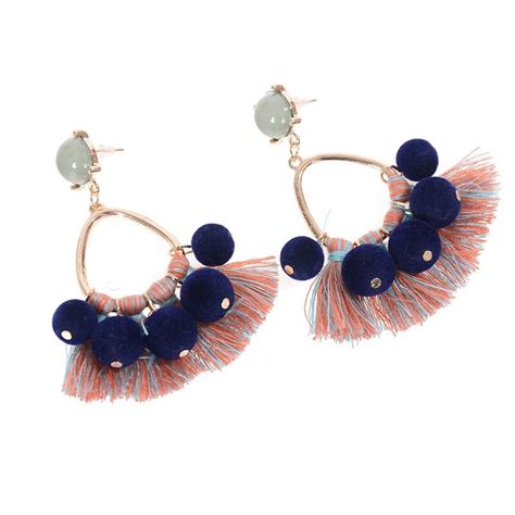 PINKSEE New Design Elegant Tassel Pendant Earrings For Women Fashion