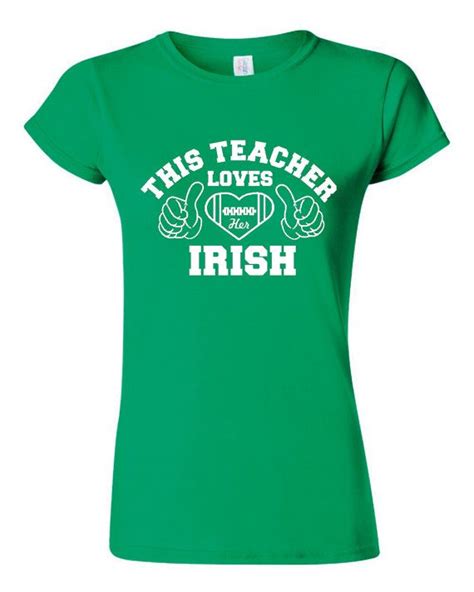 This Teacher Loves Her Irish T Shirt T For Teacher Teachers Shirt T Shirts For Teachers