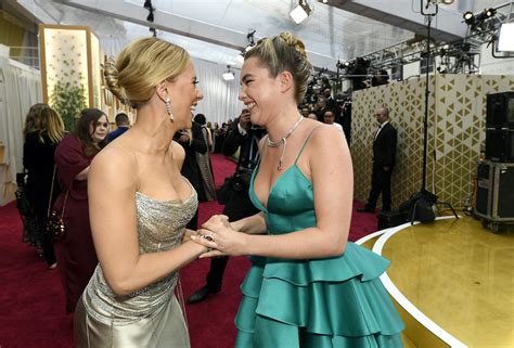 ‘black Widow Scarlett Johansson And Florence Pugh Tickled Each Other