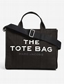 Marc Jacobs The Tote Small Canvas Tote Bag in Black - Lyst