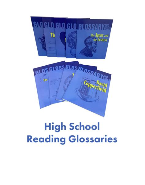 High School Reading Glossaries Applied Scholastics Online