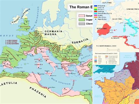 Mapa Del Imperio Romano Y Su Evolución A Lo Largo De La Historia