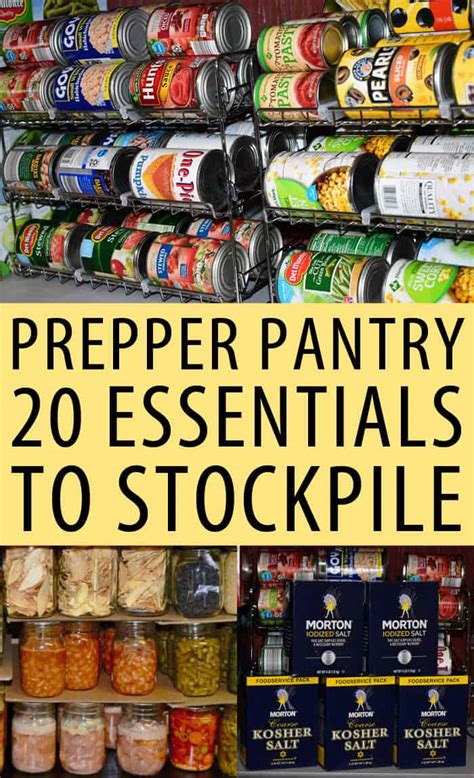 Prepper Pantry 21 Essentials To Stockpile Survival Sullivan