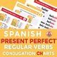 Spanish Present Perfect Conjugation Charts Blank Charts By Light On