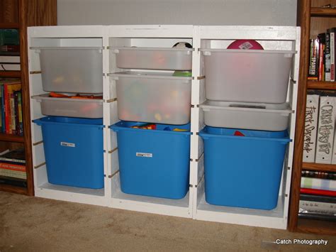 Ikea Trofast Toy Bin Storage Hacked Playroom Project 1 Ana White