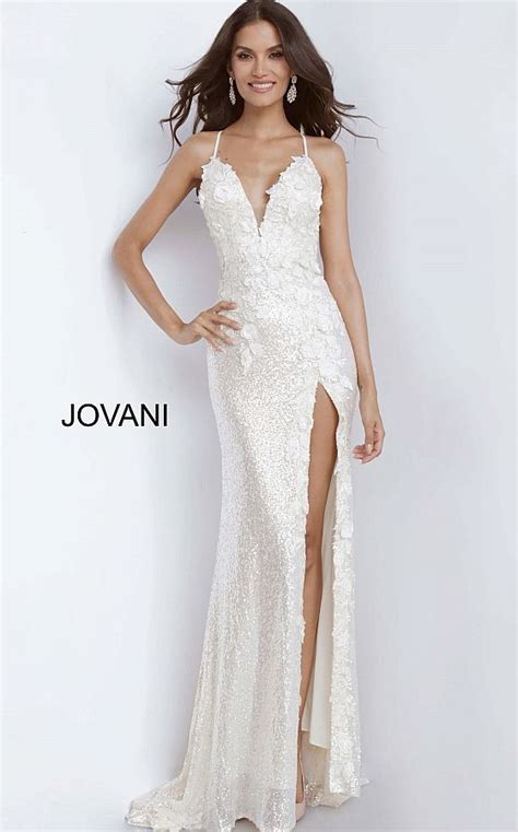 Jovani Prom Dresses Jovani Backless Prom Dresses Fitted Floral Dress