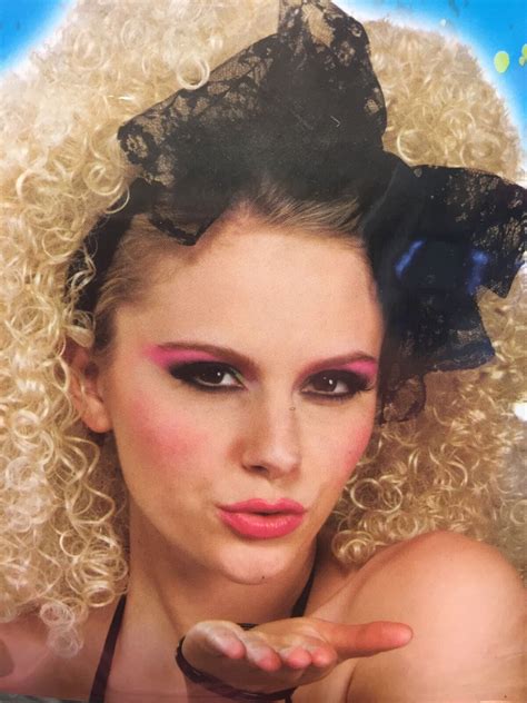 80 s black lace hair scarf bow madonna 1980 s fashion accessory fancy dress ebay