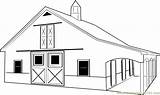 Barn Coloring Pages Designlooter Coloringpages101 Horse Custom sketch template