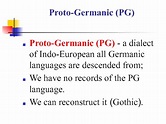 The Germanic Languages. Proto-Germanic. Old English. Phonology