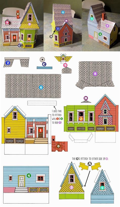 Template Free Printable Dollhouse Furniture Patterns Using A Glue Stick