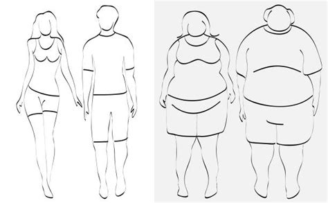 Best Weight Loss Before After Illustrations Royalty Free Vector