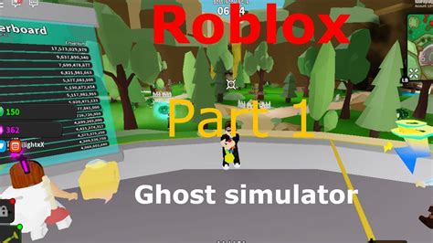 Roblox Ghost Simulator Part 1 First Video Youtube