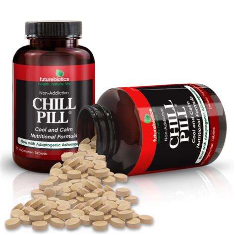 Chill Pill Natural Relaxation Supplements Futurebiotics