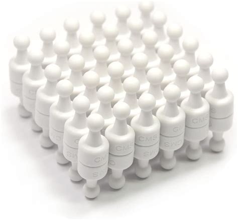 Cms Magnetics 24 Pack Small Neopin White Strong