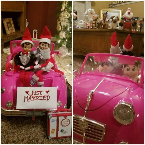 Send Off Honeymoon Awesome Elf On The Shelf Ideas Elf Fun