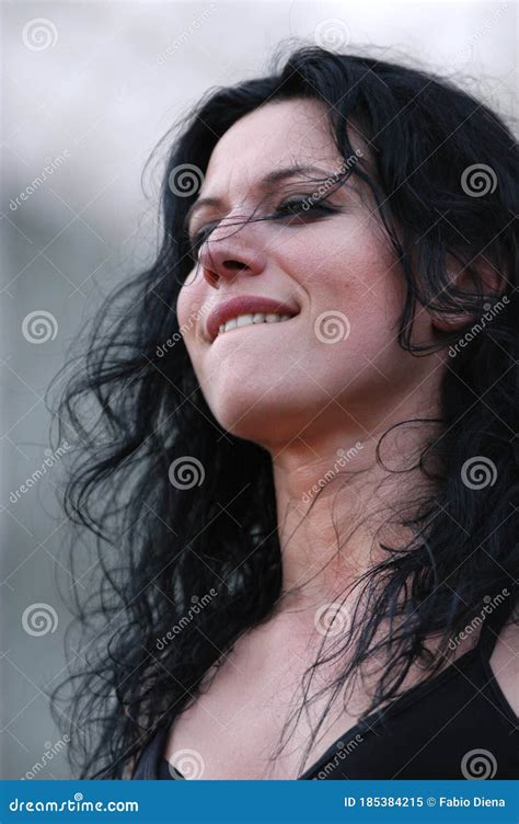 Lacuna Coil Cristina Scabbia During The Concert Editorial Image