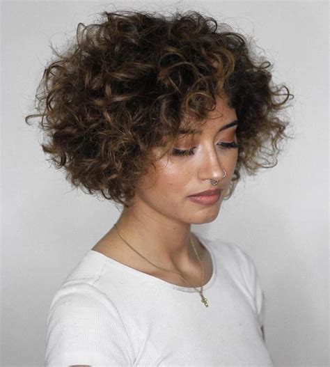 Voluminous Short Curly Bob Haircuts For Curly Hair Curly Hair Cuts