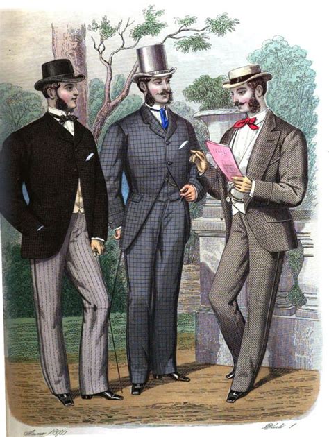 1870 1890 Full Line Of Mens Late Victorian Style Clothing