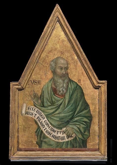The Prophet Isaiah By Ugolino Di Nerio Useum