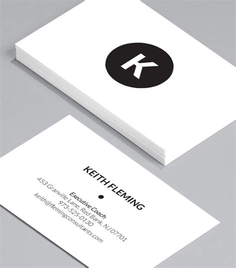 When it comes to design, less is more is a golden rule that always works. Business Card designs - On Target