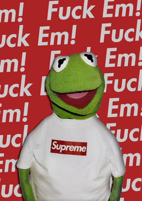 Supreme X Kermit Poster Design 2016 Supreme