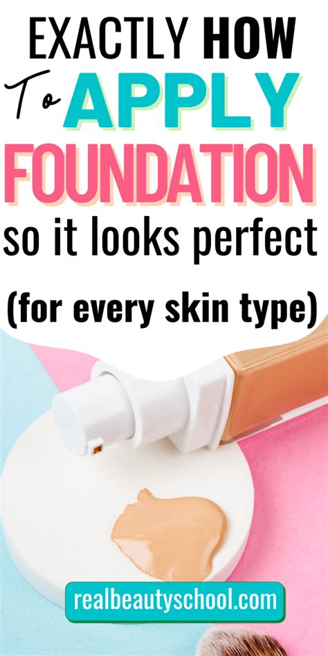 How To Apply Foundation Correctly For Beginners How To Apply