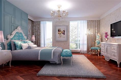 ديكور غرف نوم رئيسية فخامة واناقة غرفة نوم تركواز Bedroom design Interior design