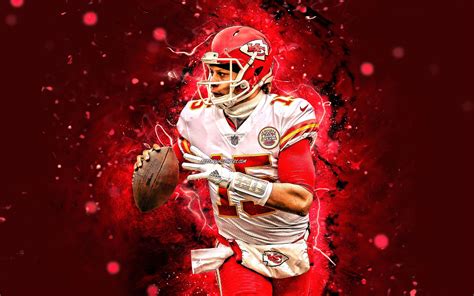 Patrick Mahomes 4k Quarterback Kansas City Chiefs American Football