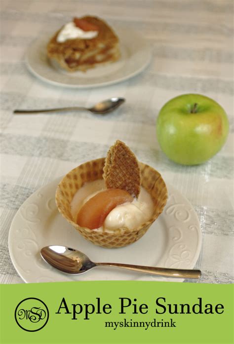 Apple Pie Sundae Myskinnydrink