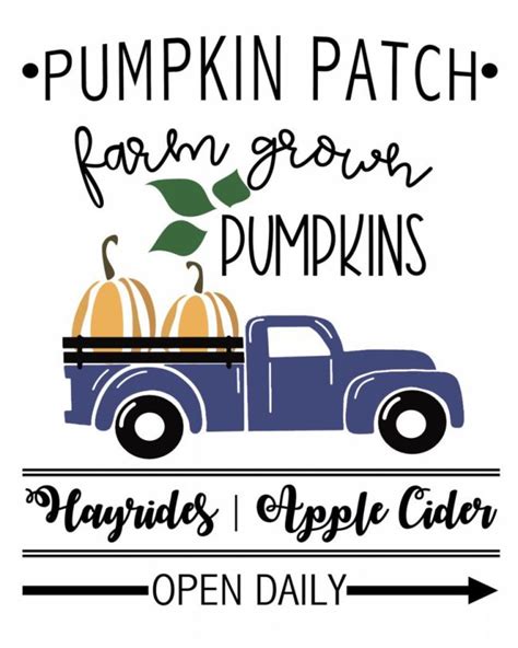 Pumpkin Patch Sign Free Printable Sprinkled With Paper