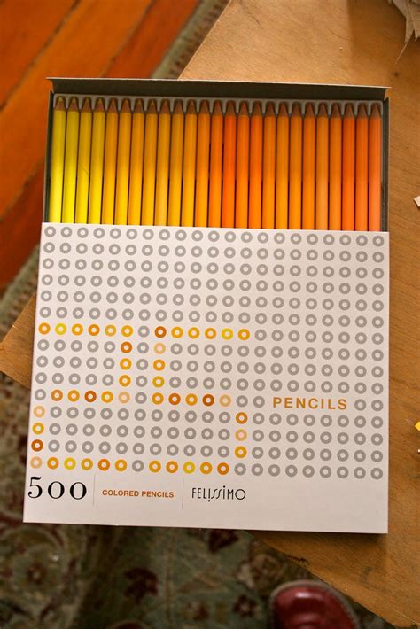 Paper Musings Set 4 Felissimos 500 Colored Pencils