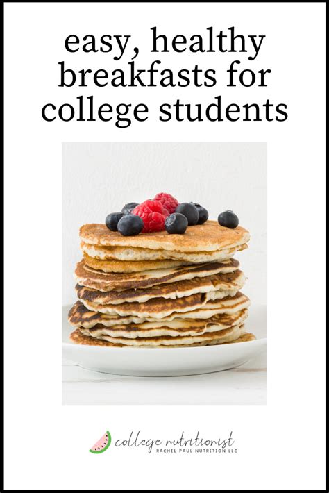 10 Easy Healthy Breakfasts For College Students