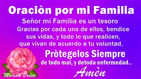 Oraciòn Por Mi Familia Novedadesnovedades