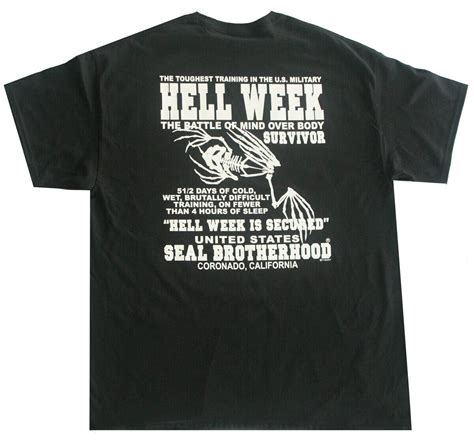 Us Seal Brotherhood Hell Week T Shirt Buds Special Forces Patriotic