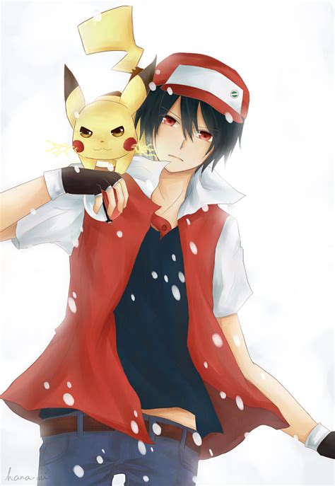 Pokemon Trainer Red By ~hana Mi On Deviantart Pokemon Trainers