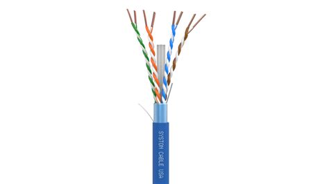 Premium Cat 6a Shielded Ethernet Cable Copper Tangle Free Plenum Rated