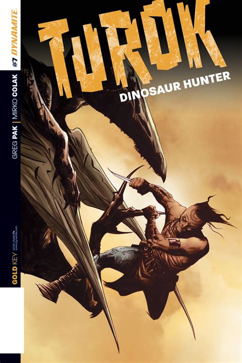 Dynamite Turok Dinosaur Hunter 7 Exclusive Subscription Variant Cover
