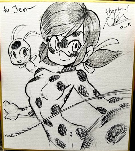 「a T Drawing Of Miraculous Ladybug I Drew For My Friend Je」o8 Alex