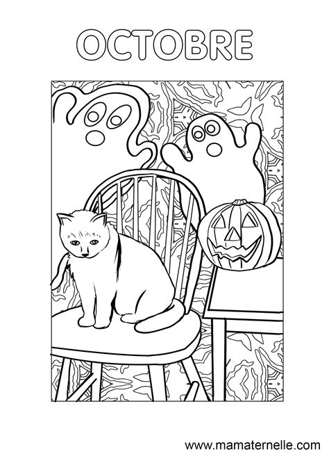 Coloriage Du Mois Octobre Ma Maternelle