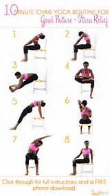 Chair Yoga Exercises For Seniors Images
