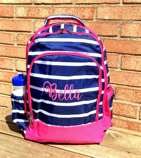 Girls Backpack With Name Teen Backpack Personalized Etsy