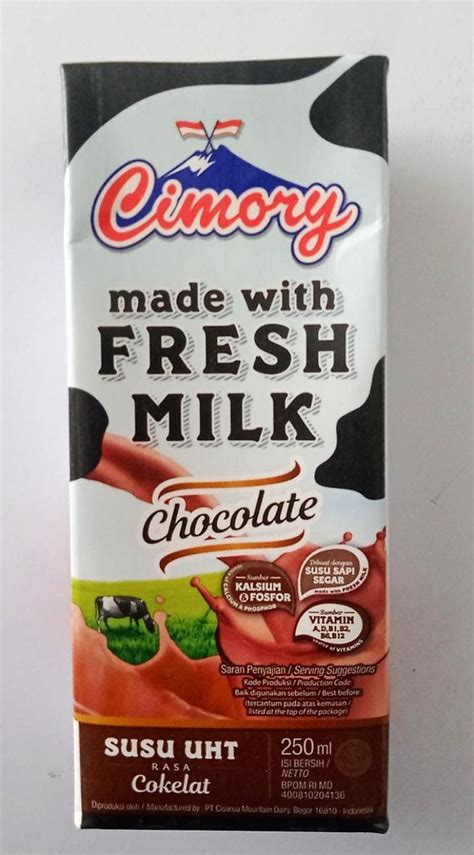 Frozzie Frozen Food Cimory UHT Milk Chocholate 250ml