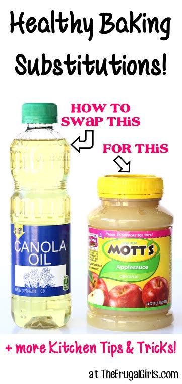 How long does last last? Healthy Baking Substitutions for Oil! - The Frugal Girls