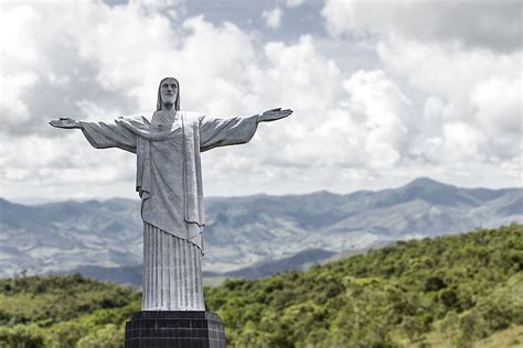 The Christ The Redeemer Statue Rio De Janeiro Brazil