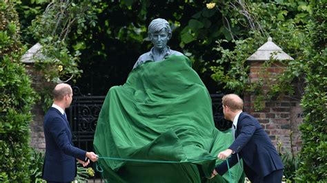 Princess Diana Statue Harry And William Reunite For